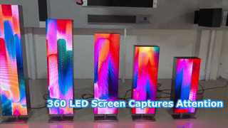 LED Four-sided Column Screen
